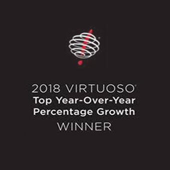 Envy-Boutique-Travel-Award-Winning-Virtuoso-2018-Top-Year-Growth 2018 Virtuoso Top Year-Over-Year Percentage Growth WINNER
